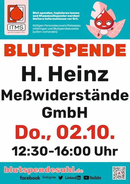 Spende Blut - rette Leben.